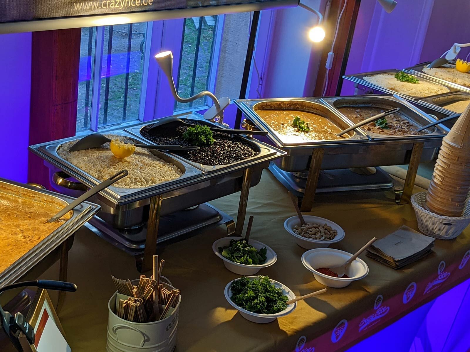 Firmenfeiern Crazy Rice