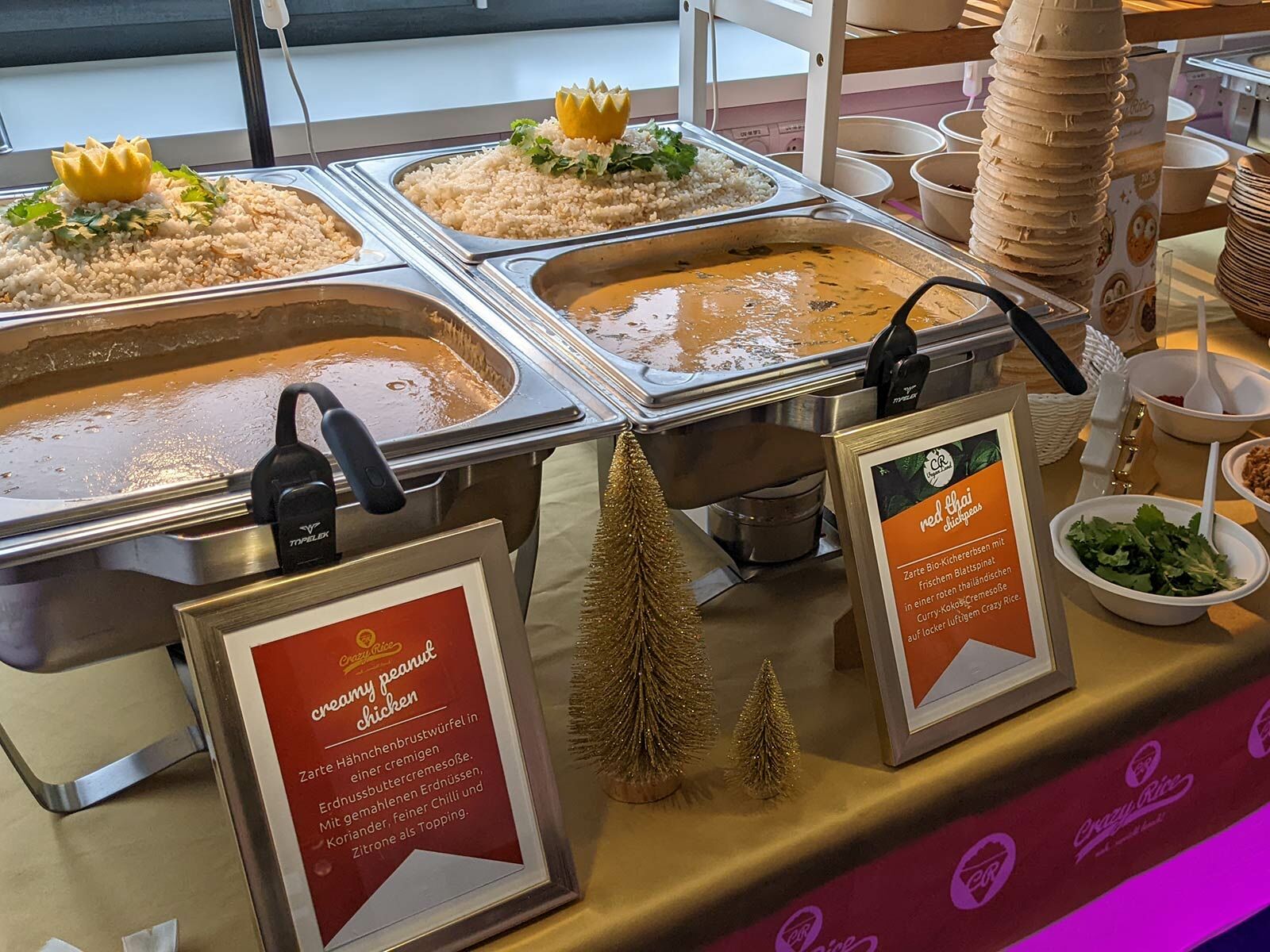 Weihnachtsfeiern Crazy Rice